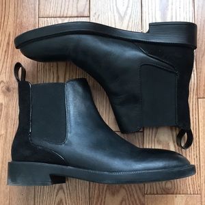 Zara leather ankle boots